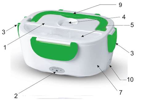 electric lunch box user guide|top cover lunch box troubleshooting.